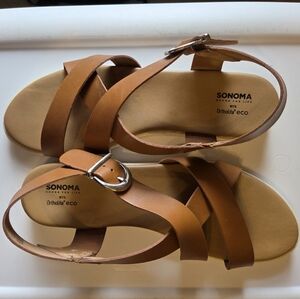 Sonoma Women's Brown Strappy Sandals